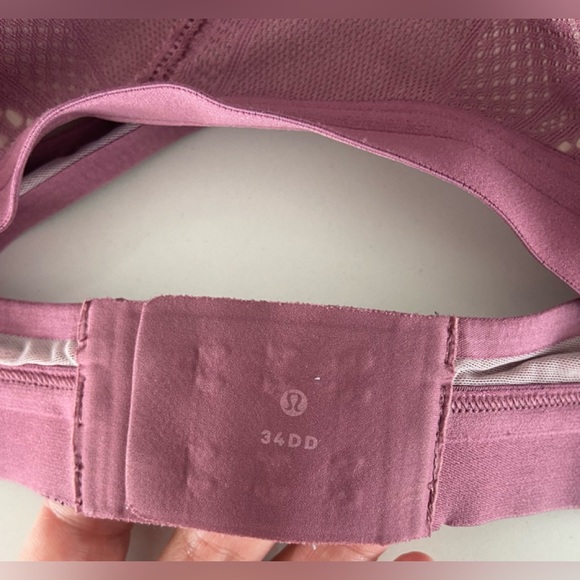 [34DD] 2019 Lululemon Awake To Lace Bra In Plumful Smoky Blush - Picture 6 of 6